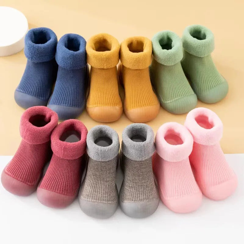 0 to 4 Years Warm Newborn Baby Girl Boy Shoes Toddler Walking Shoes Children Winter First Walkers For Infant New Born Prewalker