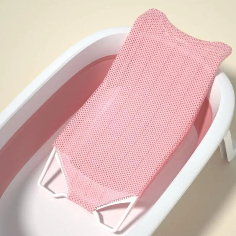 New Newborn Baby Bathing Supporting Net Sitting Bath Tool
