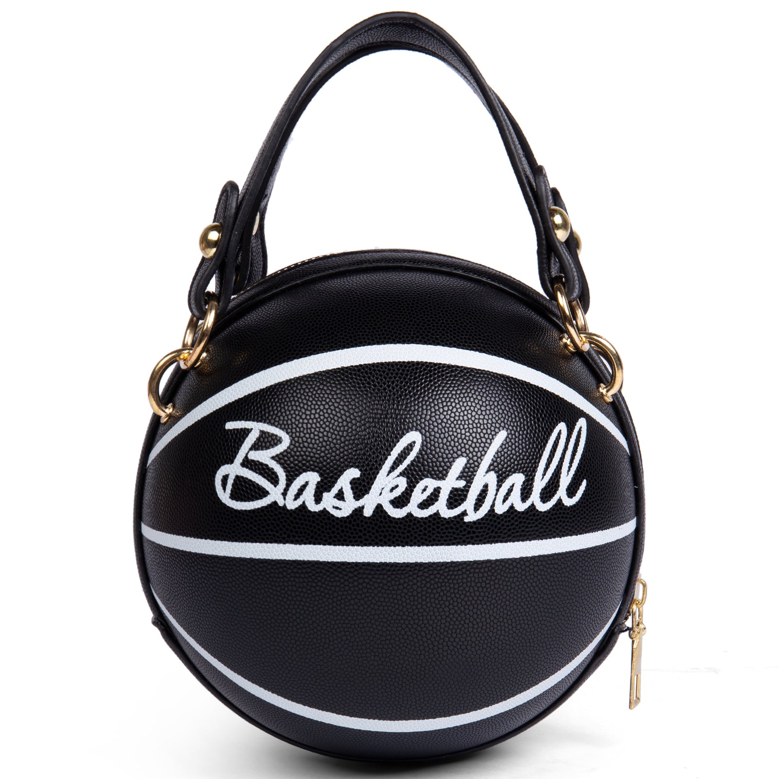 Fashion-Forward Basketball-Shaped Y2K Chain Bag - Retro-Trendy Crossbody & Shoulder Purse with Durable PU Leather, Chic Top Handle, and Adjustable Strap for Versatile Style