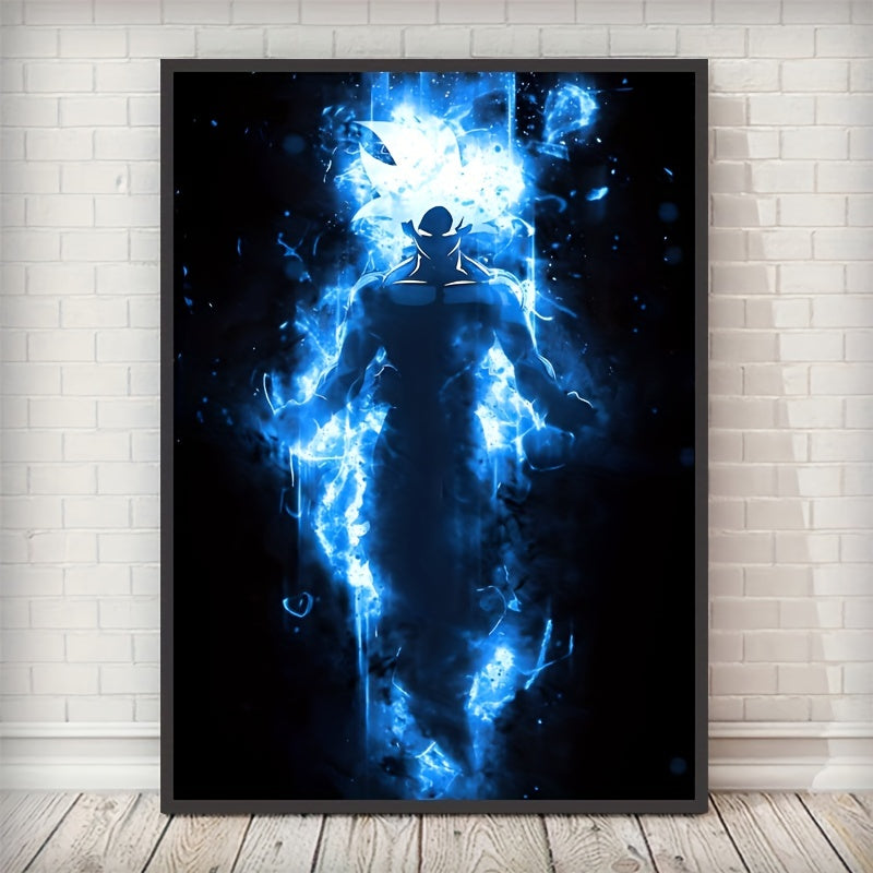 1pc Canvas Poster, Anime Art, Japanese Anime Character Canvas Painting, Ideal Gift For Bedroom, Decor Wall Art, Wall Decor, Fall Decor, Wall Decor, Room Decor, Room Decoration, No Frame