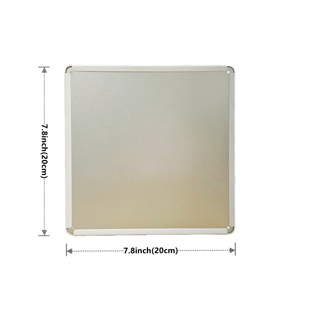 1 adet "Bu Evde Avlanıyoruz" Rustik Metal Tabela (8"x8") - Ev, Ofis, Bar, Kafe, Garaj için Vintage Tarzı Mizah Dekoru | Güvenli Kıvrılmış Kenarlara Sahip Yüksek Kaliteli Teneke | Su Geçirmez ve Solmaz, Ofis Mizah Tabelası | Temalı Duvar Sanatı | Wea