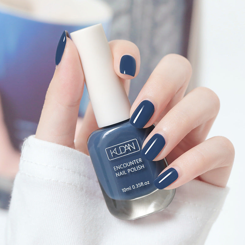 Vernis à ongles à séchage rapide 10 ml - Formule ultra-brillante et non toxique dans des tons rose, noir, blanc et rouge tendance - Parfait pour des manucures et des créations nail art en toute sécurité à domicile