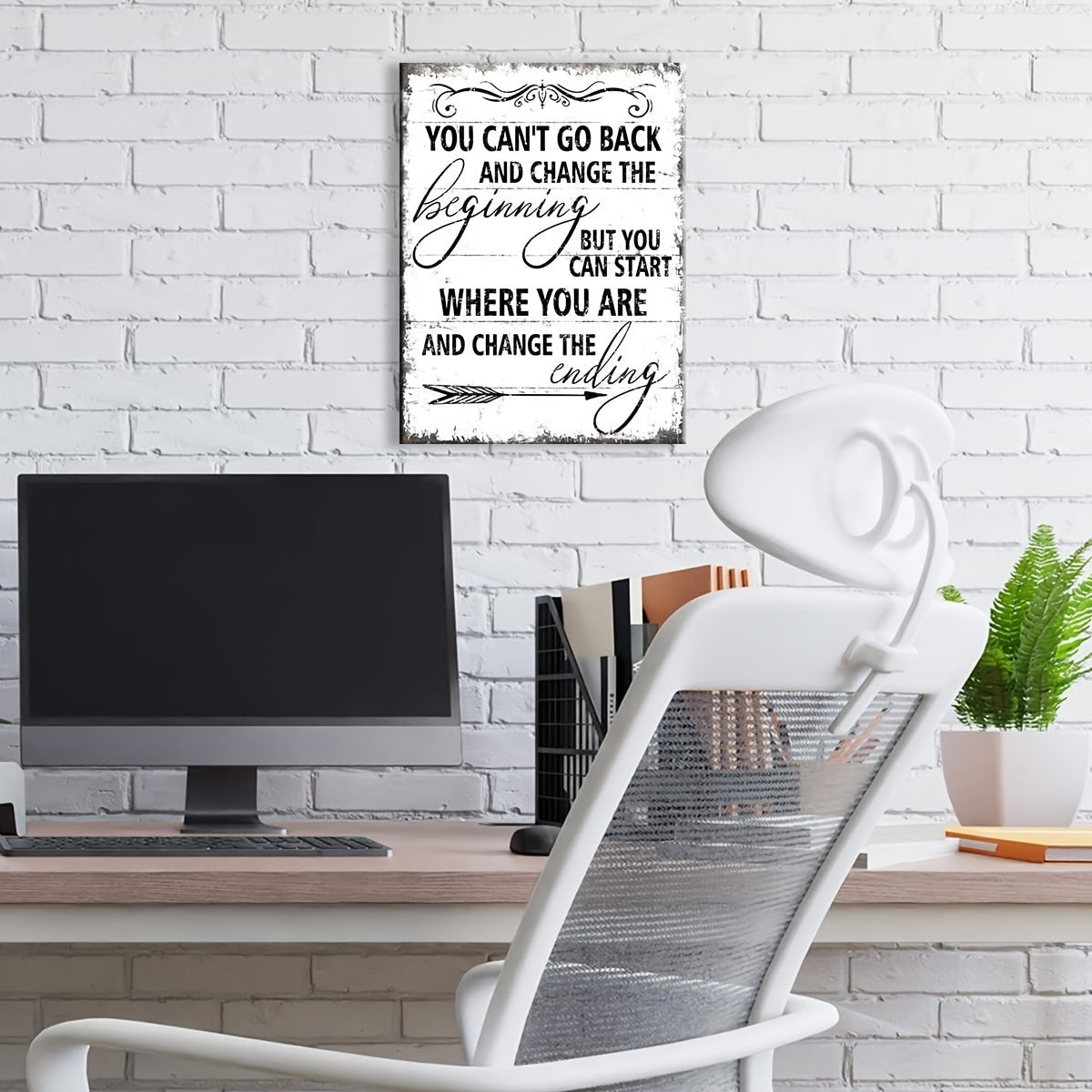 [Décoration murale inspirante 60 x 40 cm] 1 pièce d'art mural inspirant noir et blanc, décoration de bureau, impressions sur toile rustiques et motivantes pour chambre | salon | bureau | salle de classe 60 x 40 cm, sans cadre, Aïd al-Adha M