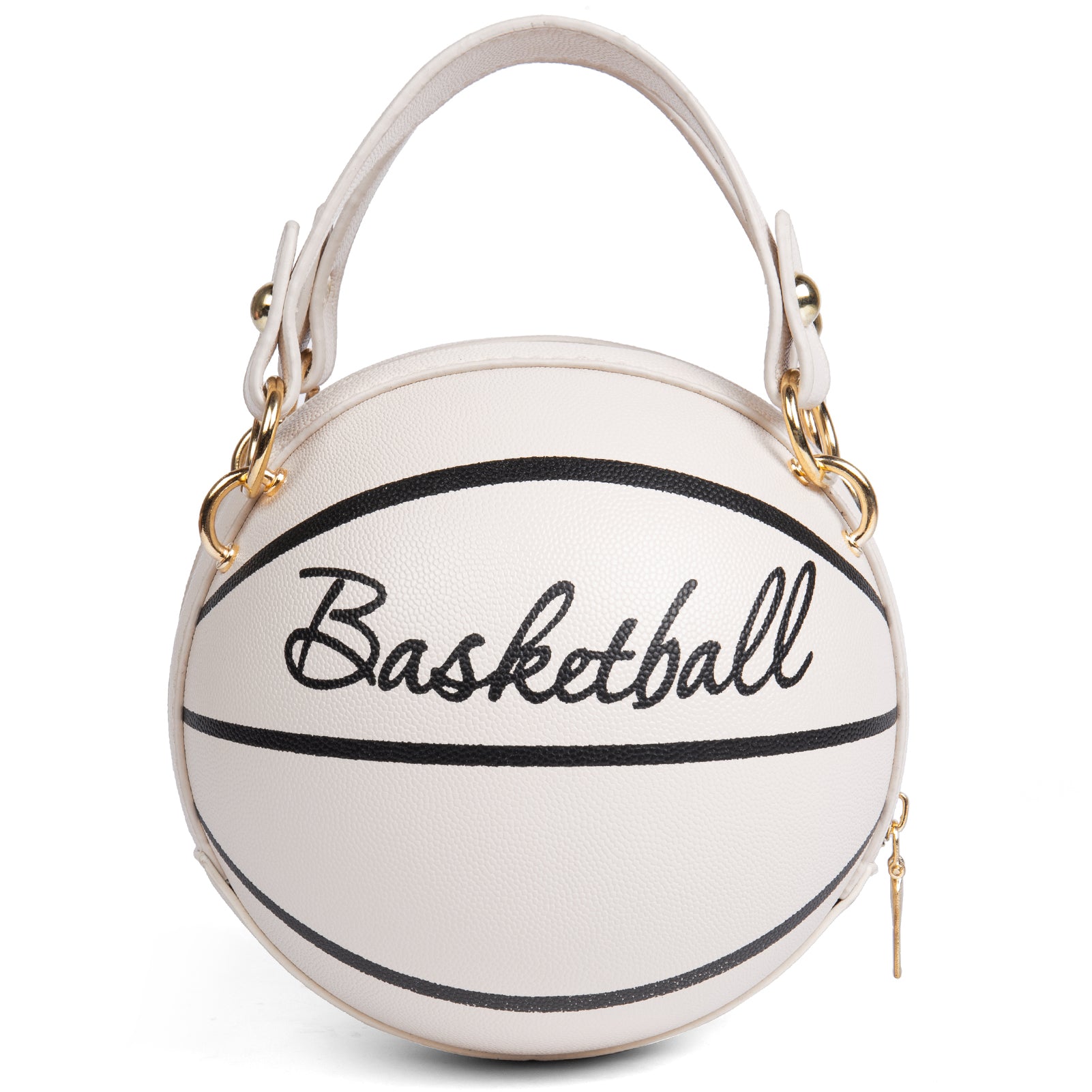 Fashion-Forward Basketball-Shaped Y2K Chain Bag - Retro-Trendy Crossbody & Shoulder Purse with Durable PU Leather, Chic Top Handle, and Adjustable Strap for Versatile Style