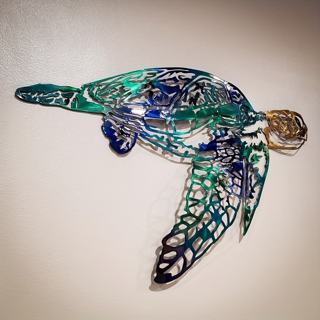 Décoration murale en métal tropical représentant un voilier – Sculpture en fer forgé – Décoration murale intérieure, cadeau de Noël