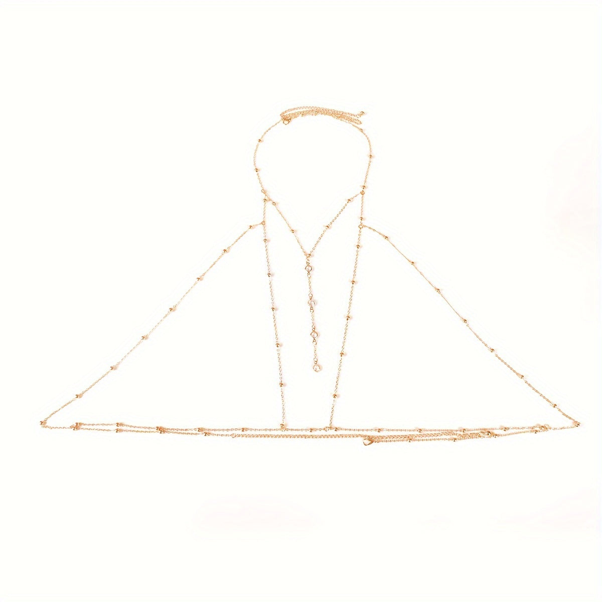 1pc Fashionable Super Glitter Women's Bra Chain Body Jewelry with Rhinestone Embellishment, Suitable for Daily Wear, Parties, Nightclubs, and Fashion Shows