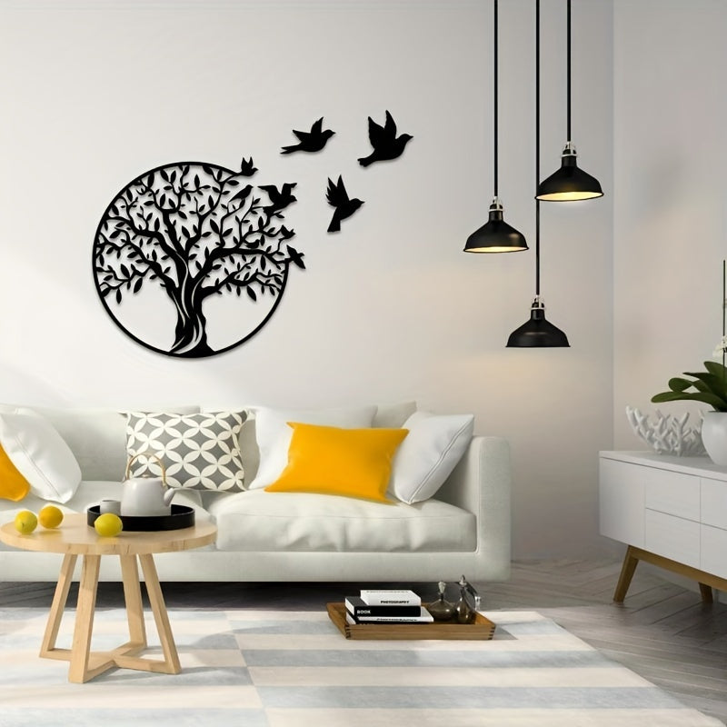 Tree of Life Metal Wall Art - Outdoor Courtyard Decoration and Home Gift for Anniversaries and More