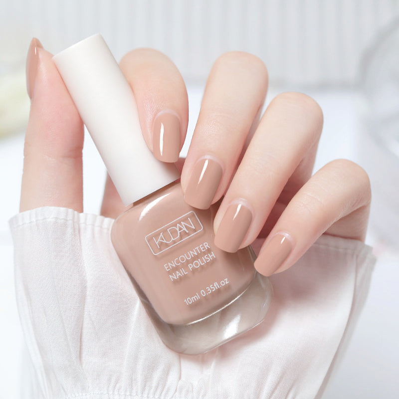 Vernis à ongles à séchage rapide 10 ml - Formule ultra-brillante et non toxique dans des tons rose, noir, blanc et rouge tendance - Parfait pour des manucures et des créations nail art en toute sécurité à domicile