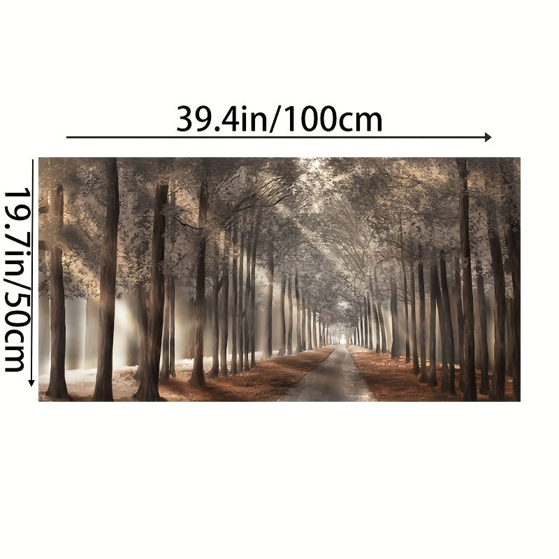 Peinture sur toile scandinave Nature Sunshine - 1 pièce, affiche d'arbres, paysage forestier, images murales pour décoration intérieure, sans cadre