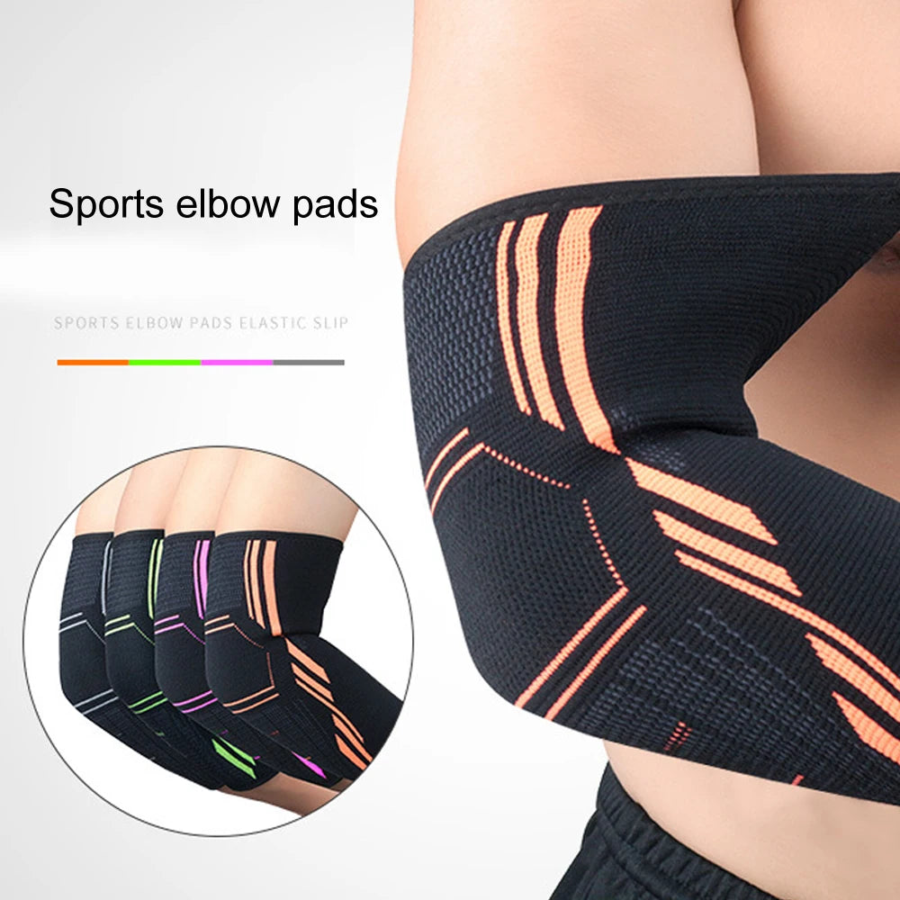 1 Pcs Fitness Elbow Brace Compression Support Sleeve for Tendonitis, Tennis Elbow, Golf Elbow Treatment, Reduce Joint Pain