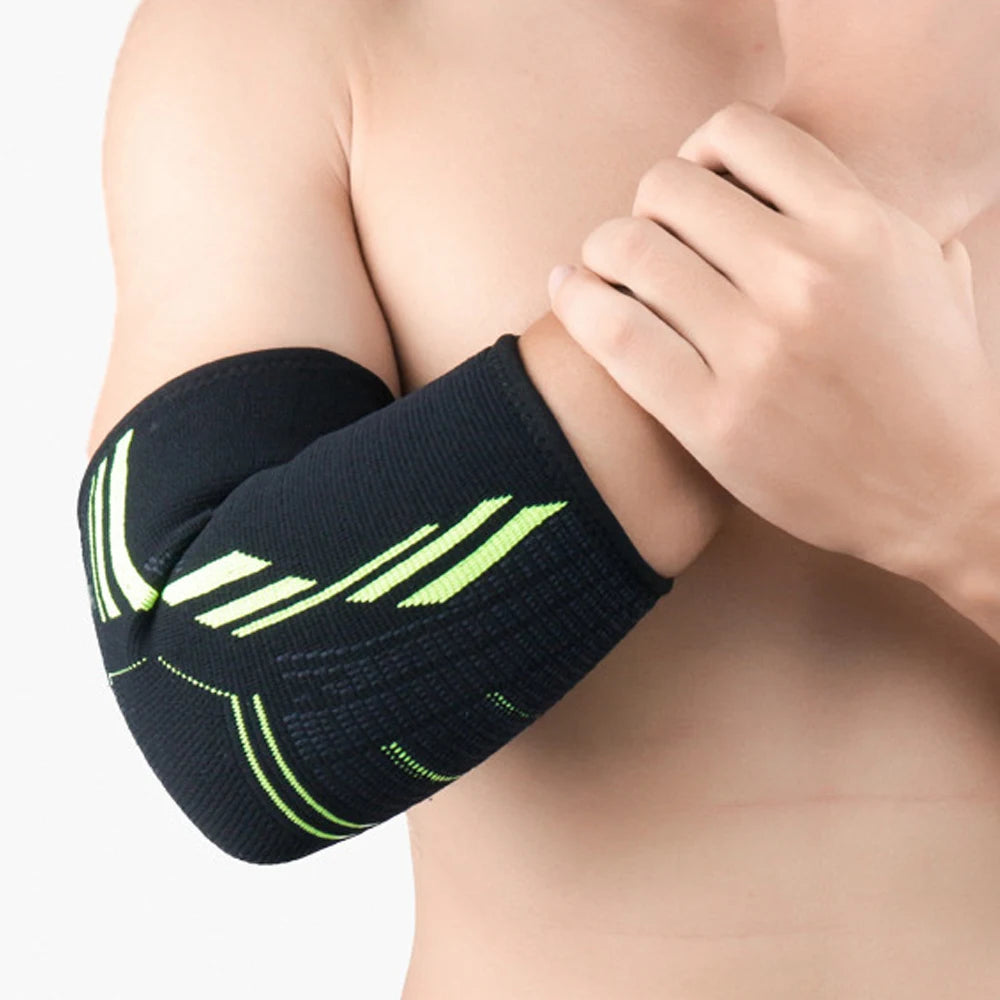 1 Pcs Fitness Elbow Brace Compression Support Sleeve for Tendonitis, Tennis Elbow, Golf Elbow Treatment, Reduce Joint Pain