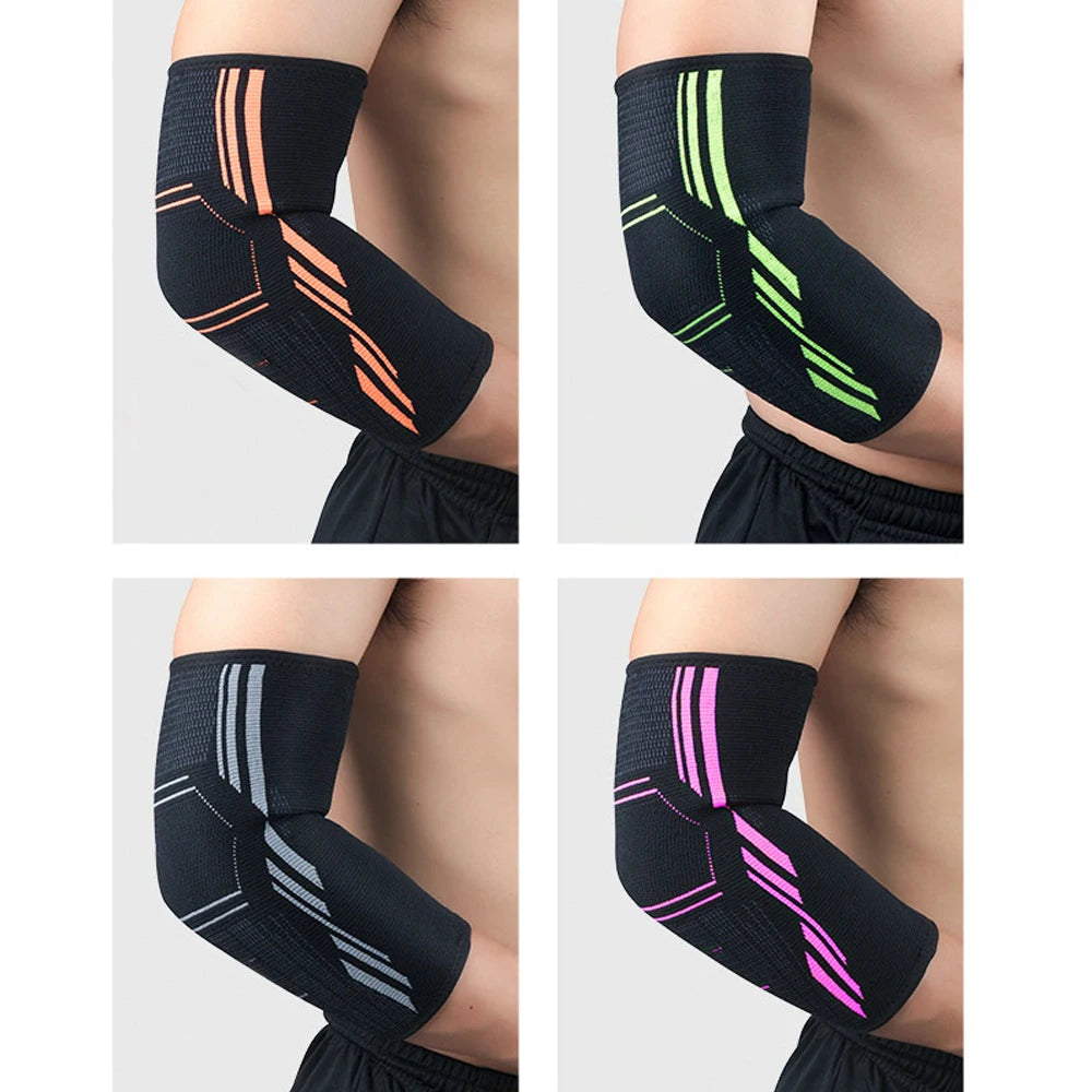 1 Pcs Fitness Elbow Brace Compression Support Sleeve for Tendonitis, Tennis Elbow, Golf Elbow Treatment, Reduce Joint Pain