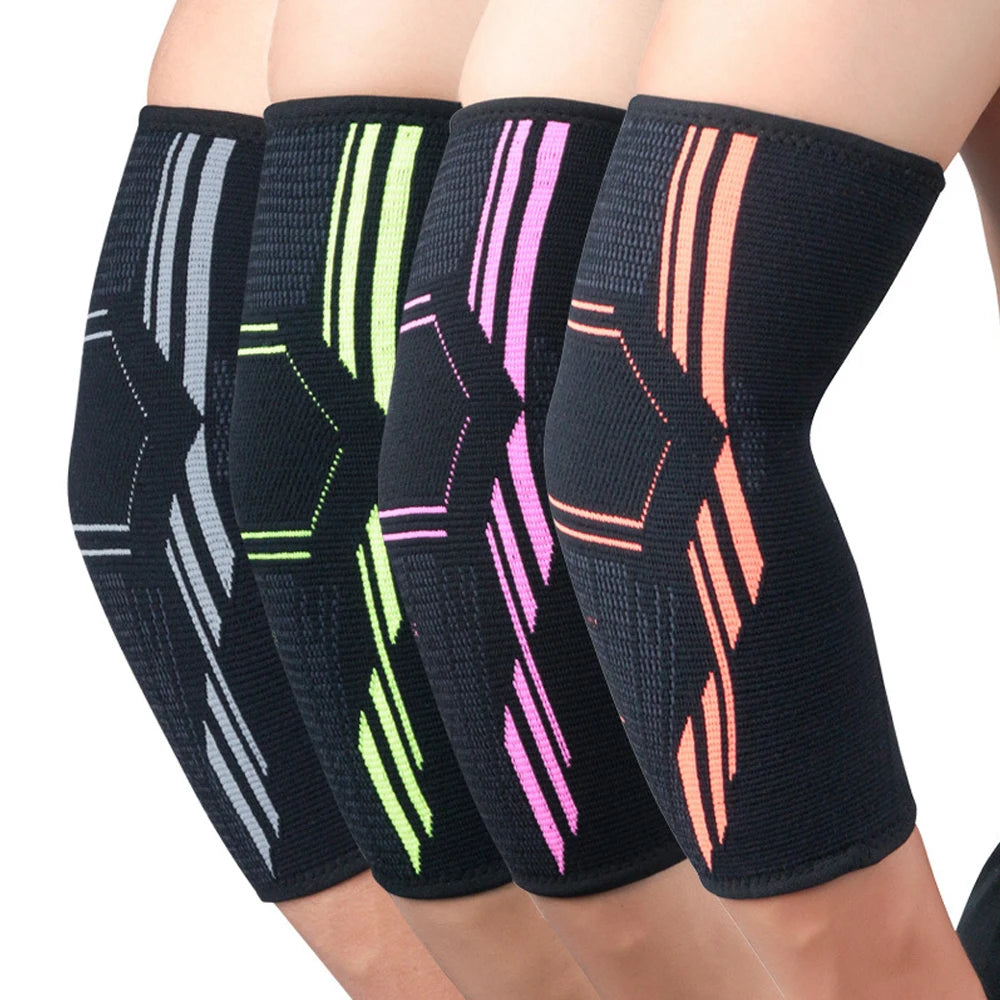 1 Pcs Fitness Elbow Brace Compression Support Sleeve for Tendonitis, Tennis Elbow, Golf Elbow Treatment, Reduce Joint Pain