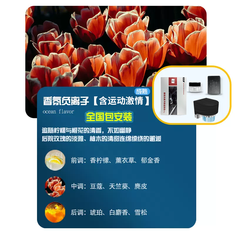 Negative Ion System Air Conditioning Air Outlet Car Fragrance
