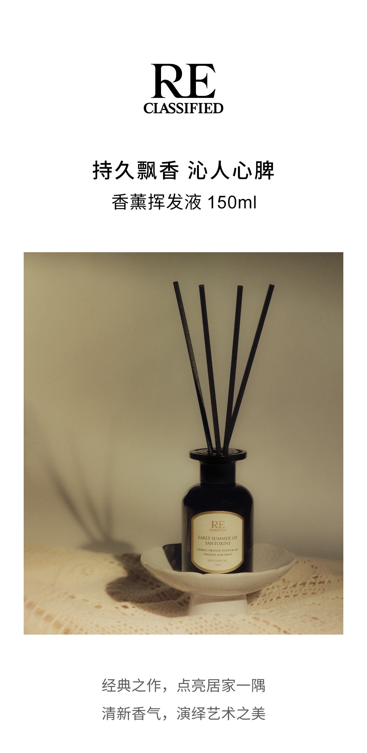 [520 Gift] Re Incense Room Jardin Monet Piano Poet Indoor Aromatherapy For Home Bedroom Fragrance