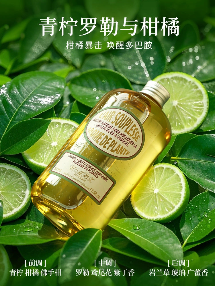 Aromatherapy Replenisher Essential Oil Car Fragrance Water Fire-Free Lime Basil Citrus Lemon Large Bottle Indoor Lasting For Home