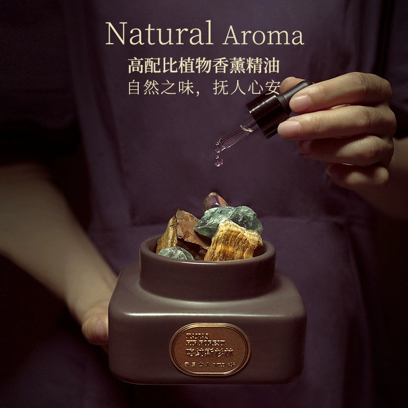 Yuli Shanren Siye Magic Crystal Fragrant Stone Aromatherapy Gift Box Fire-Free Aromatherapy For Home Indoor Fragrance Gift