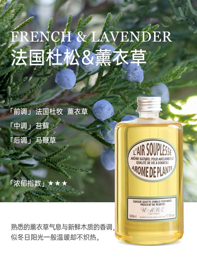Aromatherapy Replenisher Essential Oil Car Fragrance Water Fire-Free Lime Basil Citrus Lemon Large Bottle Indoor Lasting For Home
