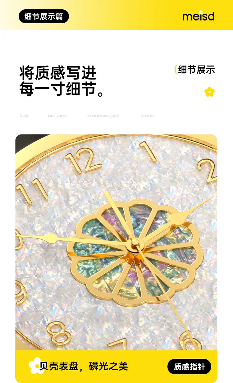 Art Mural Wall Clocks Led Modern Interior Luxury Restaurant Minimalist Wall Watch Large Nordic Fashion Horloge Room Decorations
