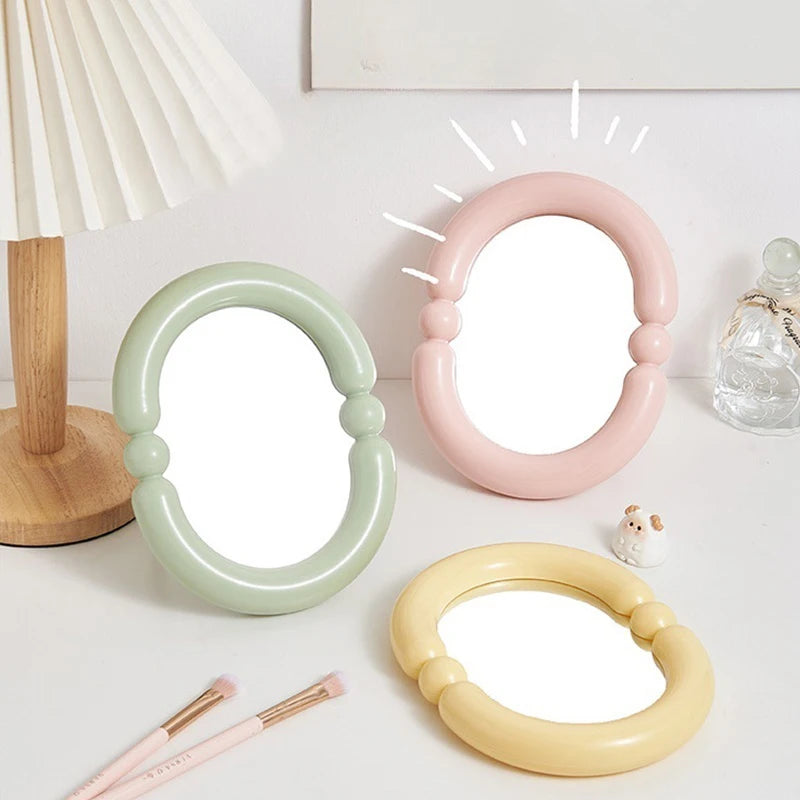 Irregular Makeup Mirrors Desktop Makeup Mirror Ins Cloud Makeup Mirror Aesthetic Room Decor Woman Makeup Supplies