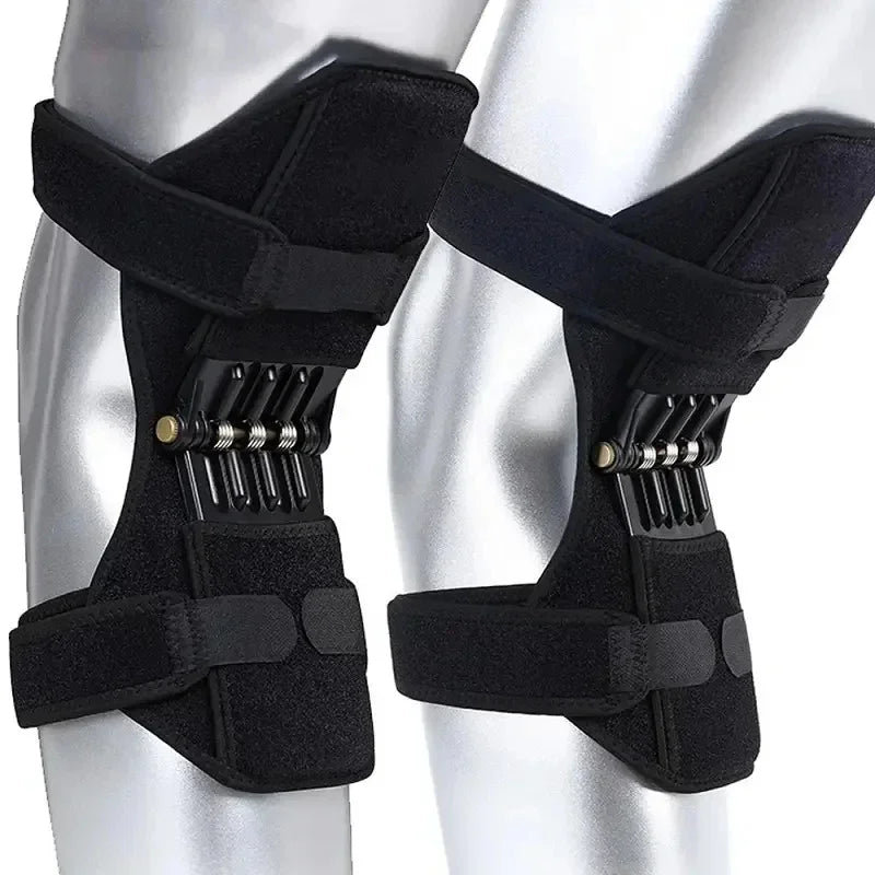 1 Pcs Knee Protection Booster Power Support Knee Pads Powerful Rebound Spring Force Sports Reduces Soreness Cold Leg Protection