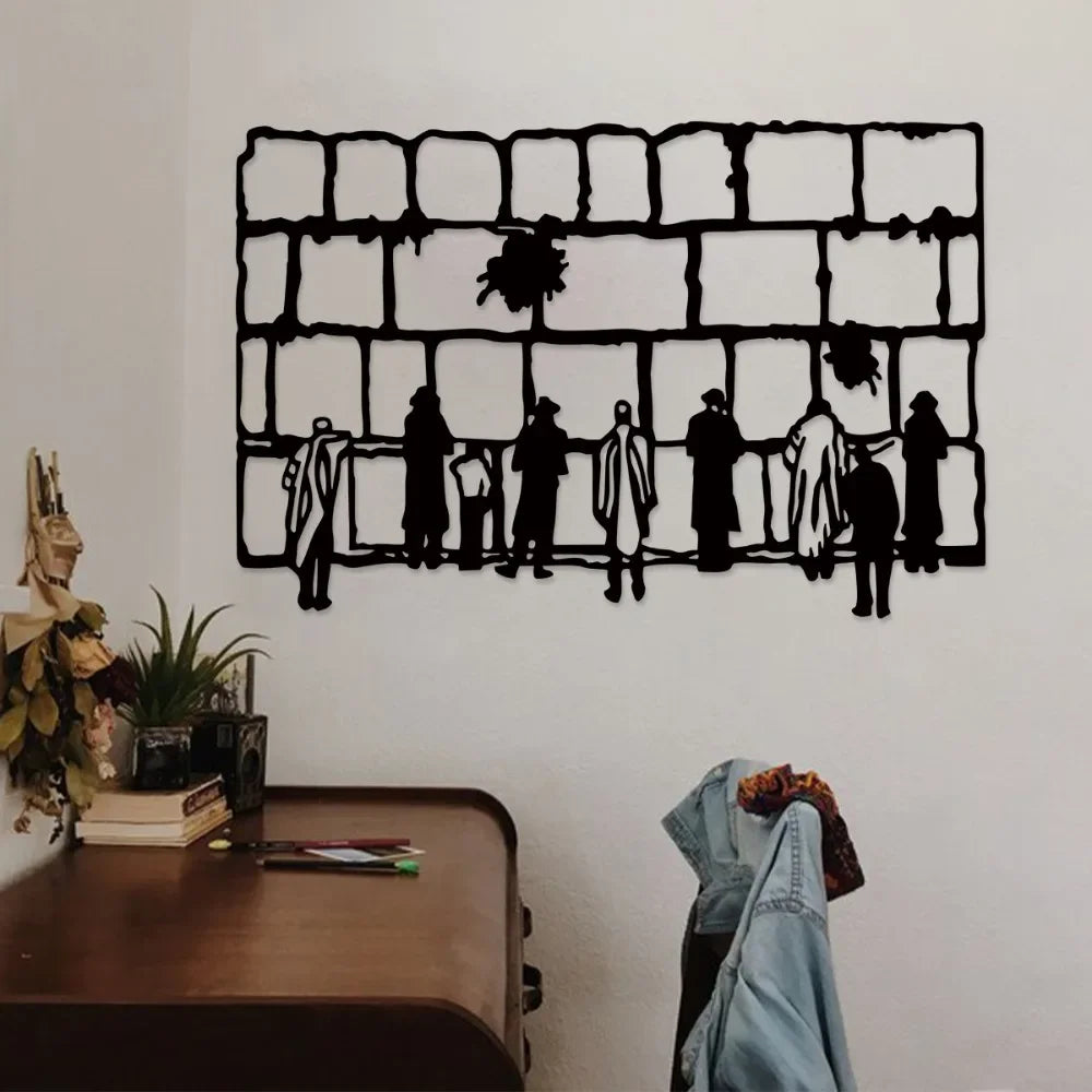 Superbe décoration murale moderne en métal – Décoration durable et résistante aux intempéries pour l'intérieur et l'extérieur, parfaite pour les célébrations toute l'année