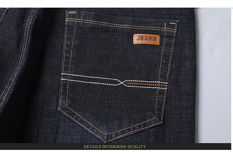 New Men Classic Jeans Jean Homme Pantalones Hombre Men Mannen Soft Black Biker Masculino Denim Overalls Mens Pants Size 30-38