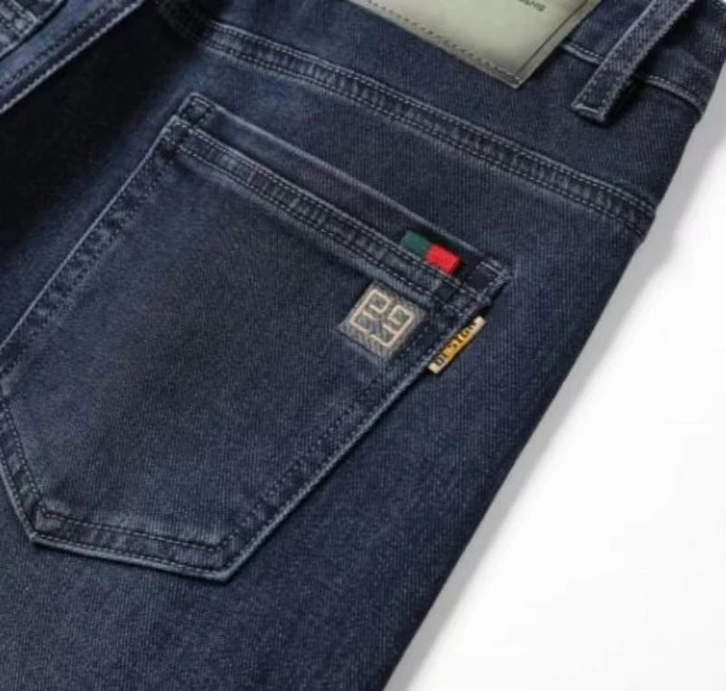 2025 New Men's Loose (Slightly Stretchy) Jeans, Casual And Versatile, High And Slim Straight Leg Pants That Can be Worn All Year