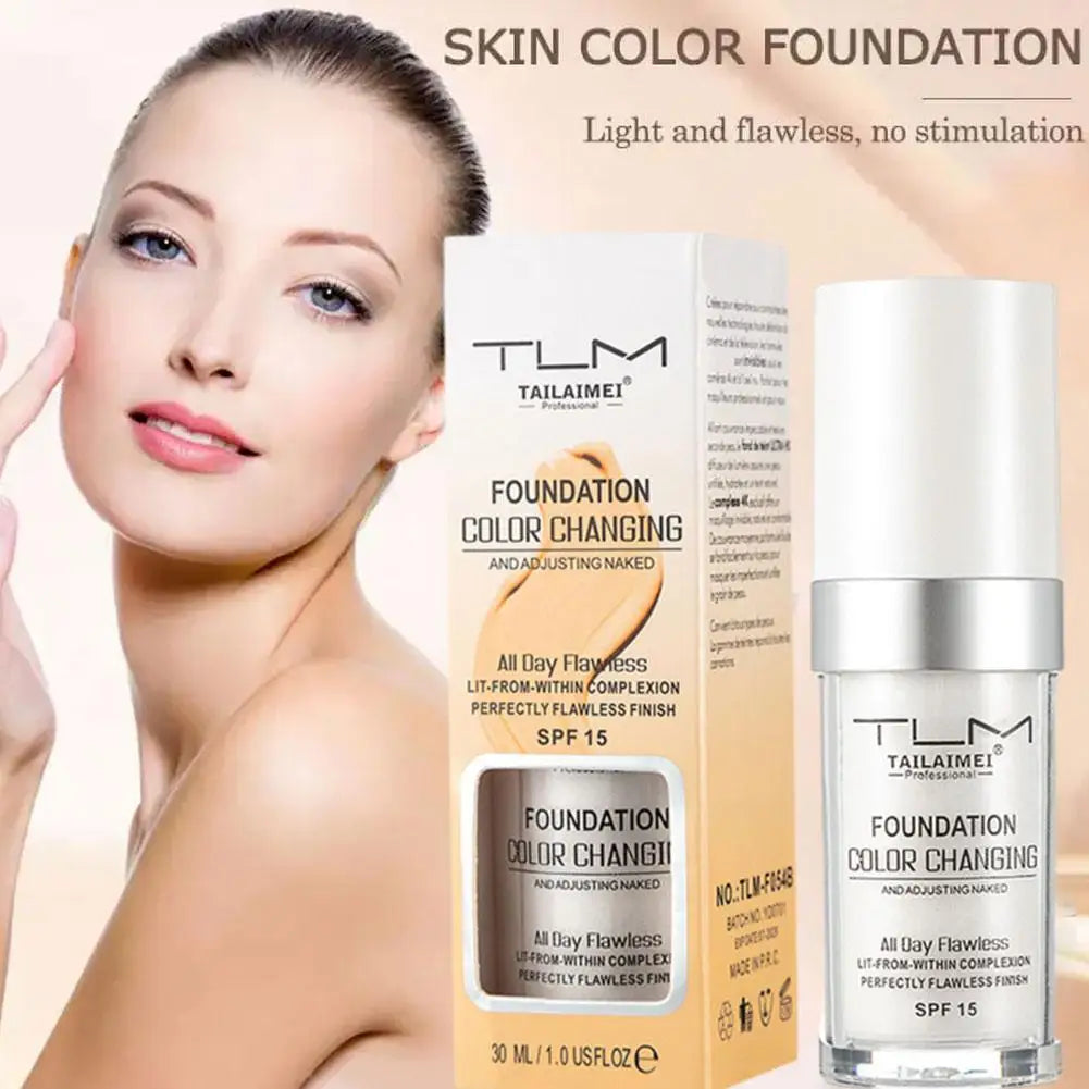 Foundation Magic Color Changing BB Cream Makeup Base Nude Face Full Cover Matte Concealer Moisturizing Primer All Skin Tone