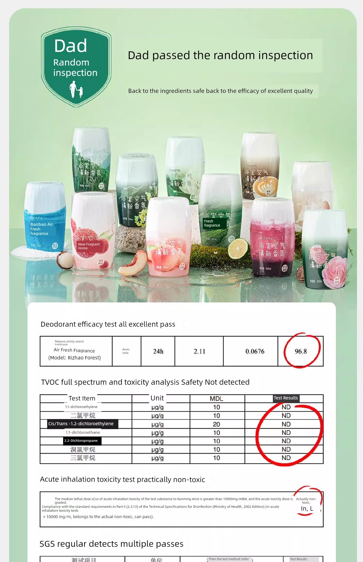 NetEase Yeation Bathroom Fragrance Juice White Peach Air Freshing Agent Toilet Deodorant Indoor Bedroom Long-Lasting Fragrance