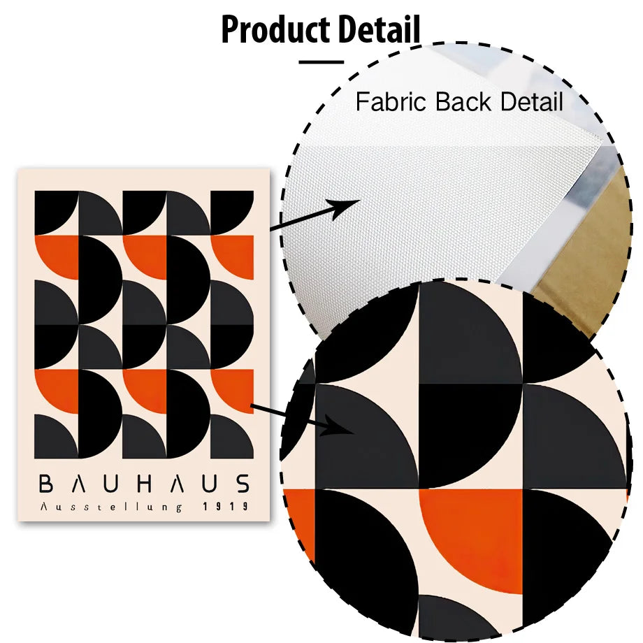 Bauhaus Geometric Lines Rainbow Wall Art Posters Prints Nordic Abstract Canvas Painting Hotel Bar Pictures For Living Room Decor
