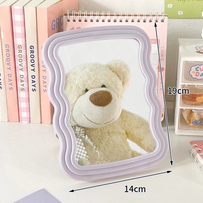 Irregular Makeup Mirrors Desktop Makeup Mirror Ins Cloud Makeup Mirror Aesthetic Room Decor Woman Makeup Supplies