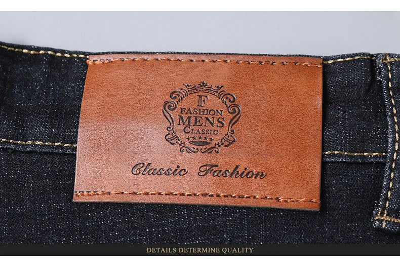 New Men Classic Jeans Jean Homme Pantalones Hombre Men Mannen Soft Black Biker Masculino Denim Overalls Mens Pants Size 30-38