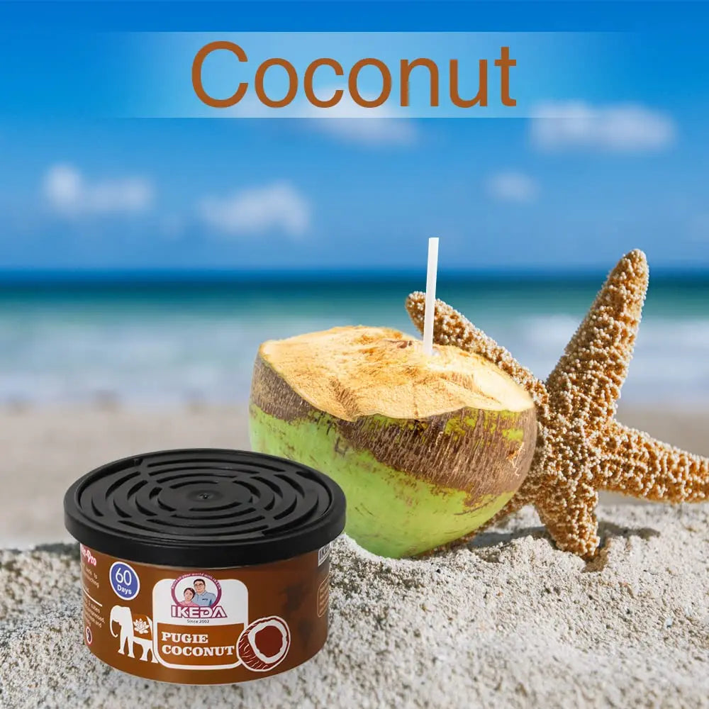 Car air freshener : coconut fragrance | car fragrance | Deodorant must-have | long-lasting | fragrance | for a home closet | 1.5