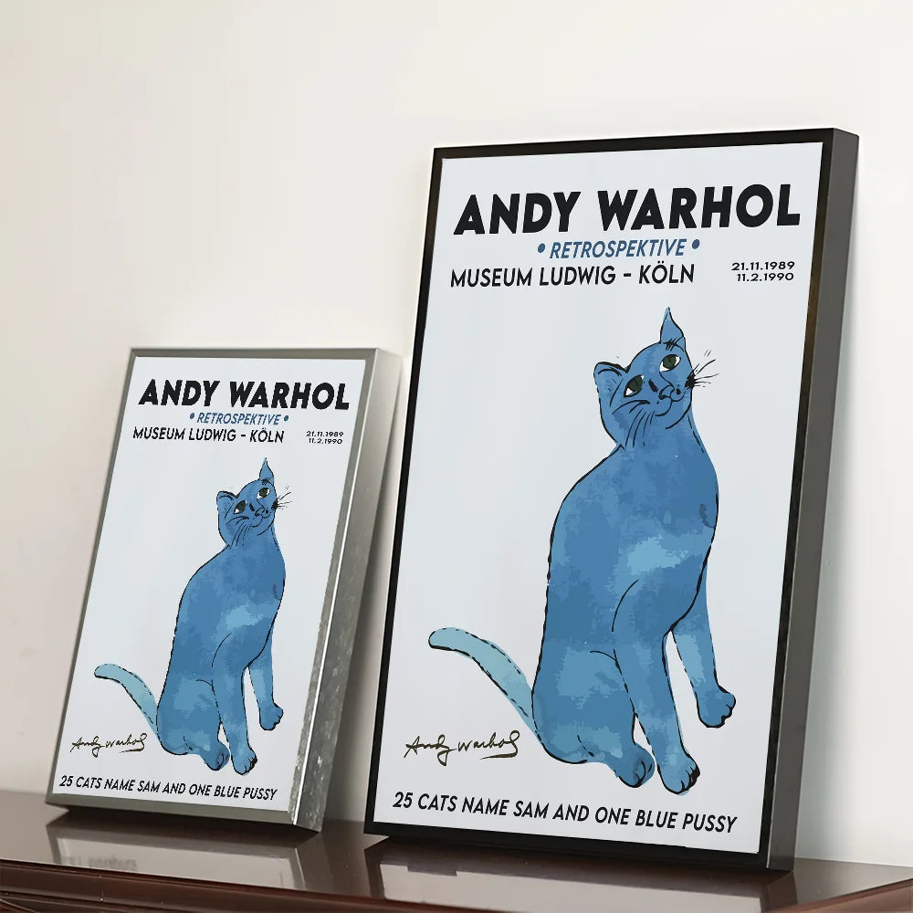 A-Andy W-Warhol Classic Vintage Posters HD Quality Wall Art Retro Posters for Home Room Wall Decor