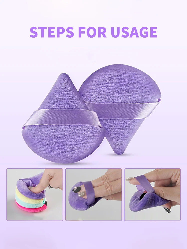 12PCS Makeup Tool Set Size Size Giant Soft Makeup Egg Makeup Powder Suitable for Base Makeup Corner Makeup Setting Novice Makeup