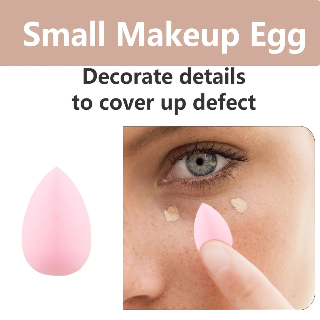 19pcs Makeup Puff and Sponge Set Makeup Tool Set Makeup Sponge Triangle Puff Finger Puff  Headband Wristband Makeup remover Puff