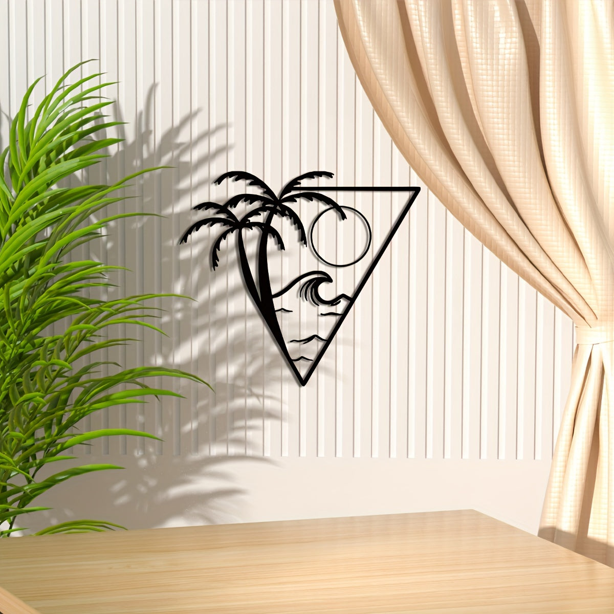 Sun And Sea Metal Wall Art Sculpture Decorations Wall Sculpture Decorations Creative Wall Decorations Home Wall Decor Artwork