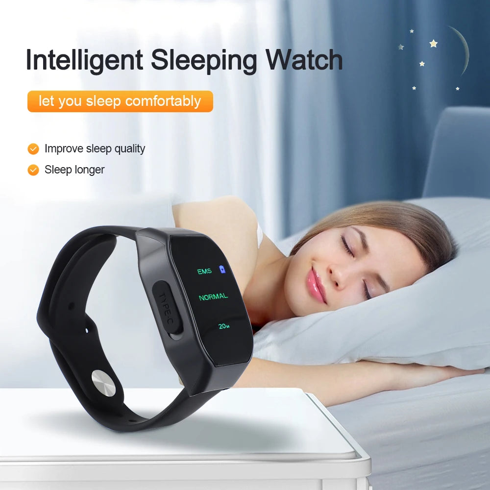 PASTSKY Intelligent Sleep Aid Watch Microcurrent Pulse Sleep Help Massager Household Wristband Anti-anxiety Insomnia Hypnosis