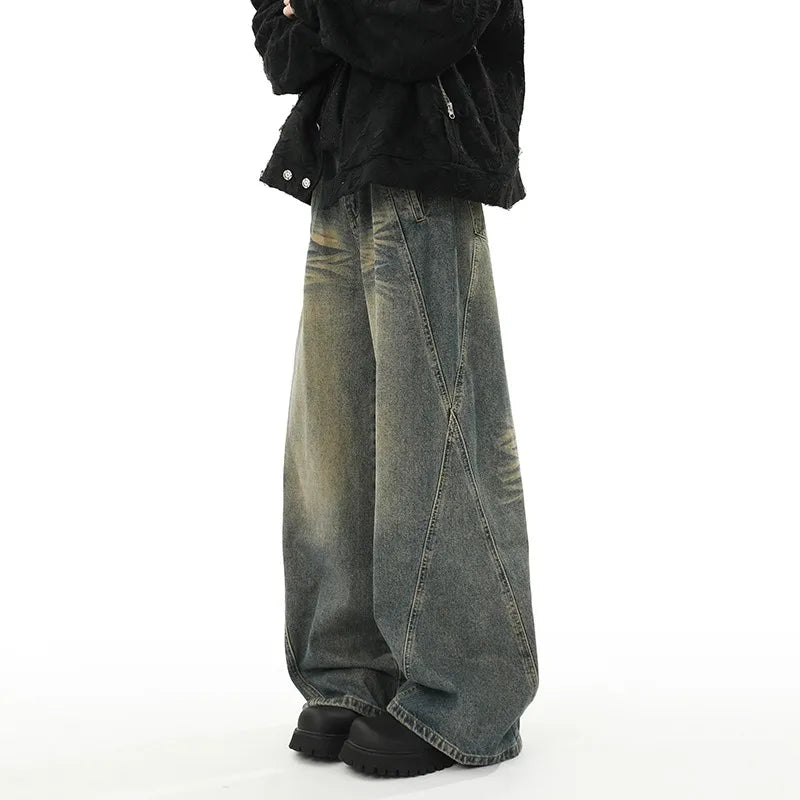 Jean Casual Baggy Jeans for Men Men's Jeans Man Pants Y2k Streetwear Denim Shorts Mens Trousers Clothing Flared Male Cargo New