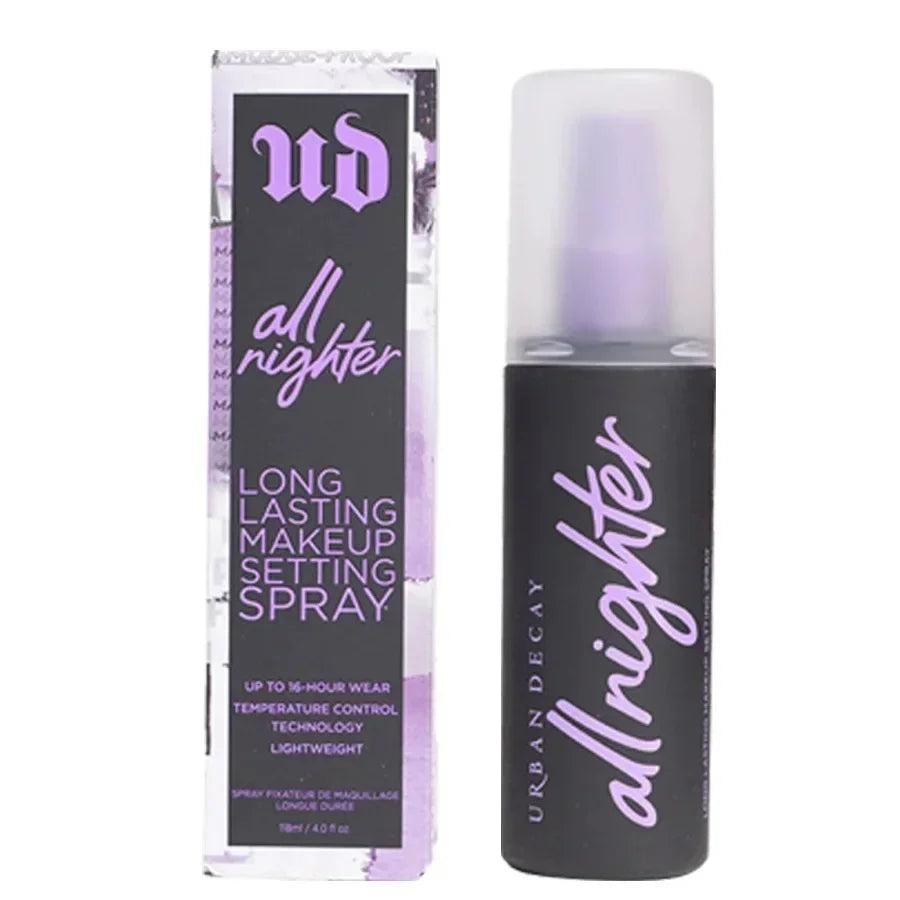 Spray fixateur de maquillage, forme rapidement un film, maquillage longue tenue, contrôle du sébum, résistant à la transpiration et aux taches, version classique 118 ml