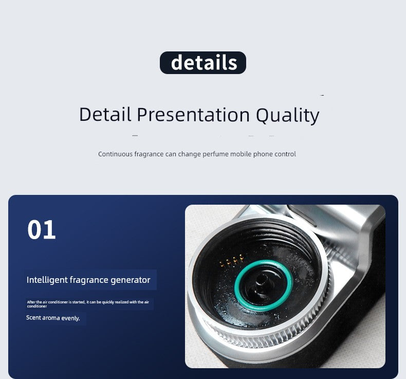 Restoration Negative Ion System Intelligent Car Fragrance