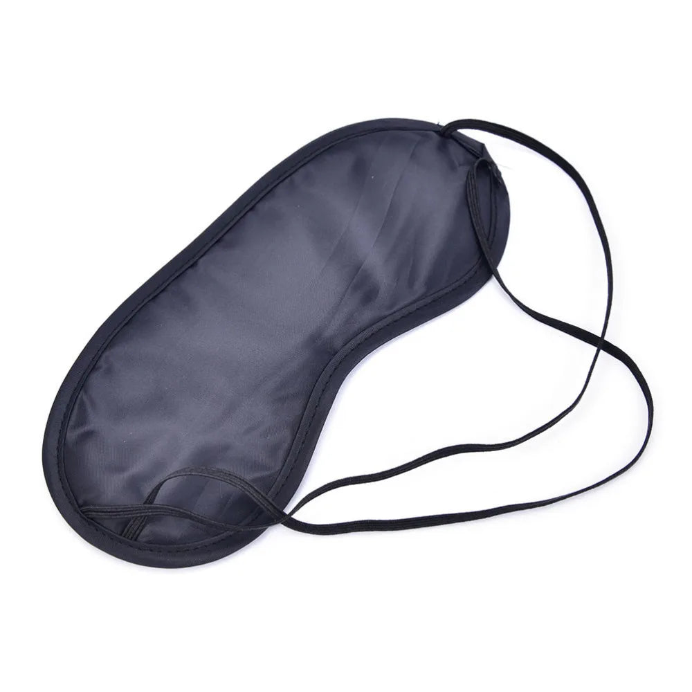 Lot de 10 masques de sommeil noirs pour voyage, bandeau pour les yeux, cache-œil, nuit, économique, anti-ronflement, cadeau, vente en gros