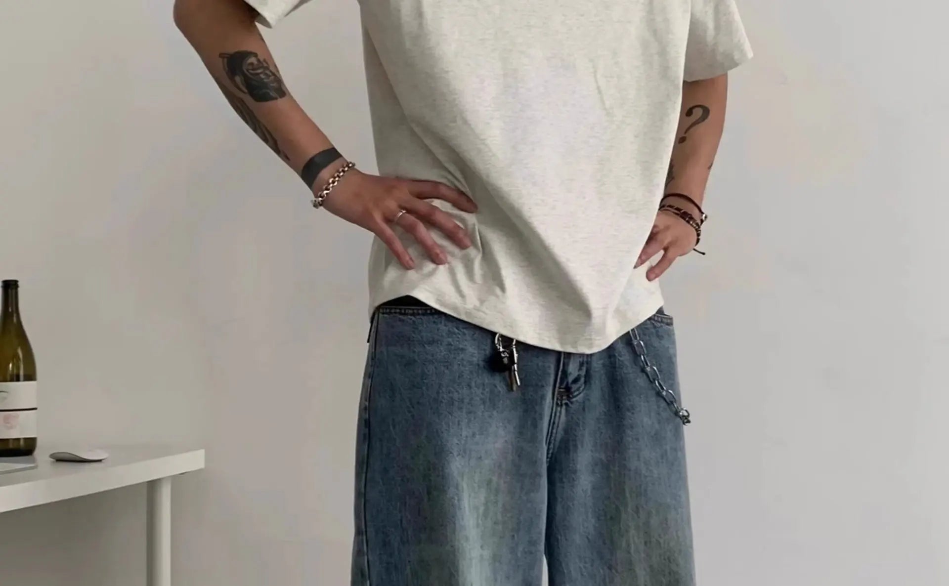 Mens Baggy Jeans for Men Women Y2k Skater Vintage Plain Pants 2025 Casual Wide Leg Jeans Loose Fit Denim Hip Hop Jeans for men