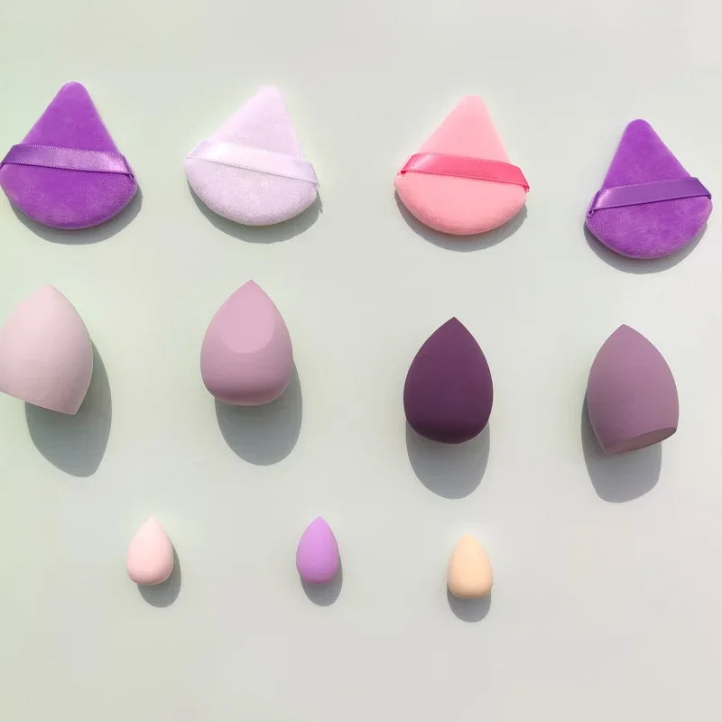 Makeup egg does not eat powder air cushion liquid foundation makeup egg dry wet dual-use makeup sponge multicolor makeup egg