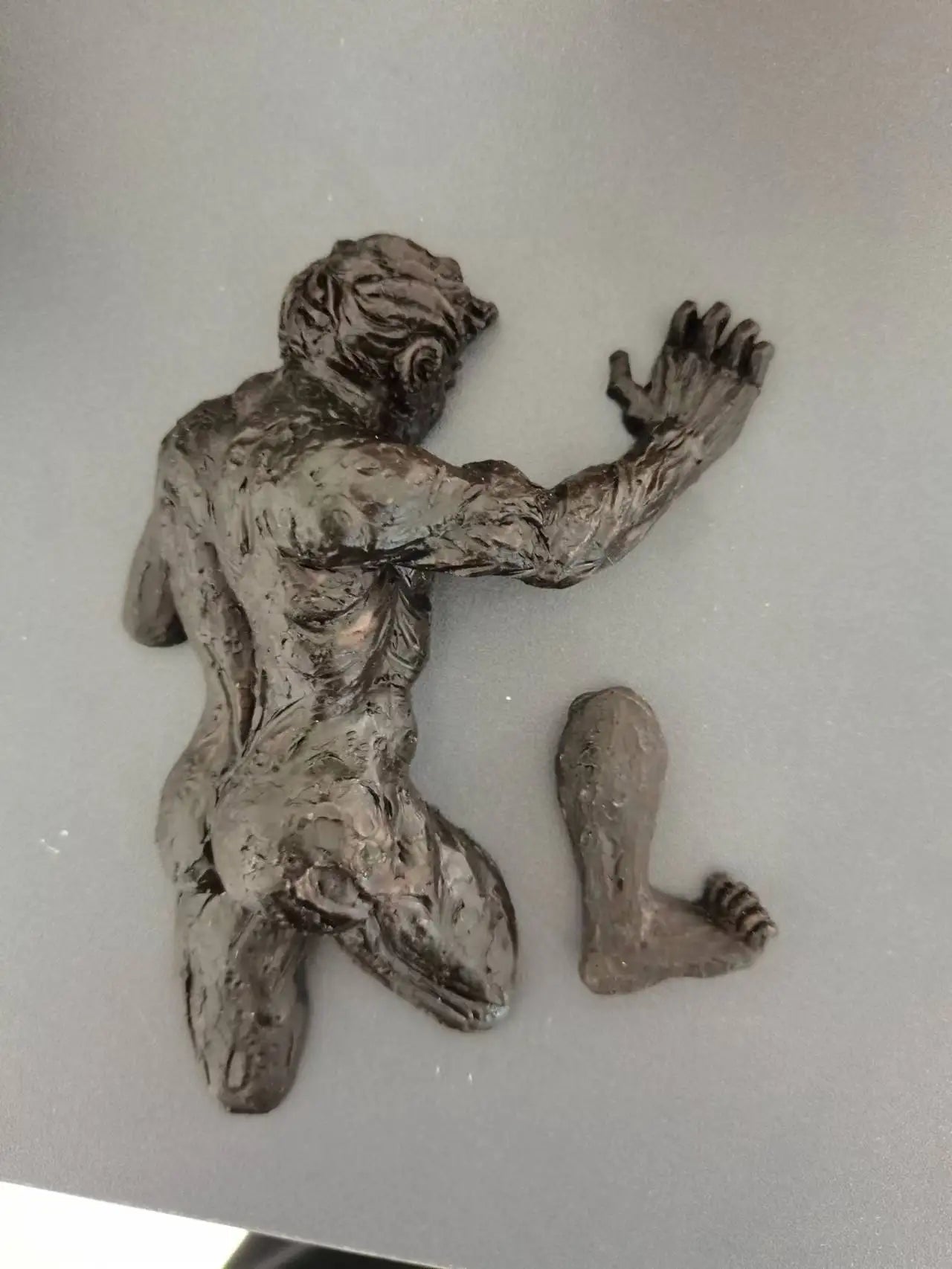 Sculpture murale en résine pour décoration d'intérieur, décoration murale pour salon, pendentif artisanal, accessoires pour la maison