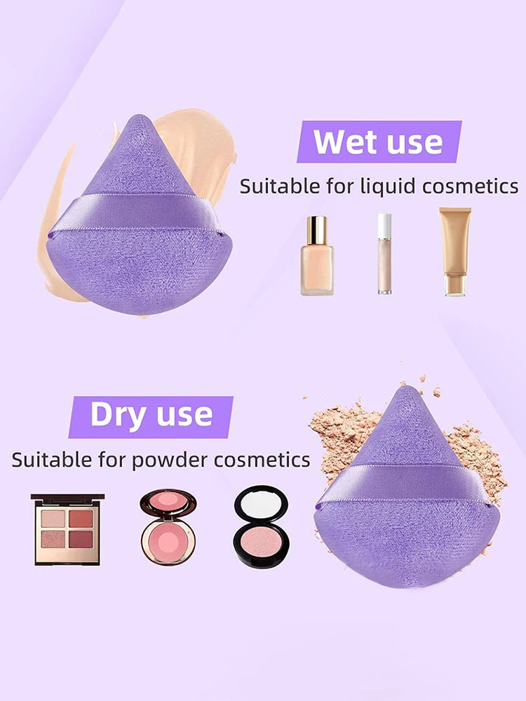 12PCS Makeup Tool Set Size Size Giant Soft Makeup Egg Makeup Powder Suitable for Base Makeup Corner Makeup Setting Novice Makeup