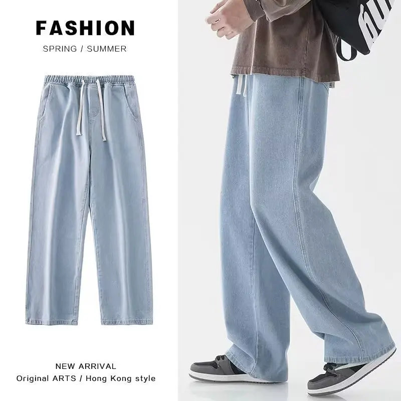 New Men Classic Jeans Jean Homme Pantalones Hombre Men Mannen Soft Black Biker Masculino Denim Overalls Mens Pants Size S-3XL