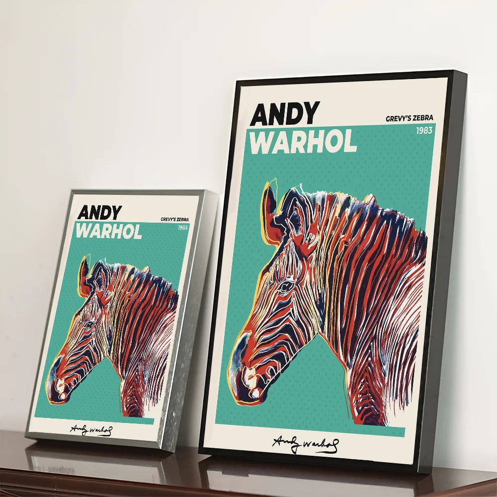 A-Andy W-Warhol Classic Vintage Posters HD Quality Wall Art Retro Posters for Home Room Wall Decor