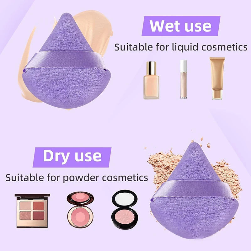 12PCS Makeup Tool Set Size Size Giant Soft Makeup Egg Makeup Powder Suitable for Base Makeup Corner Makeup Setting Novice Makeup